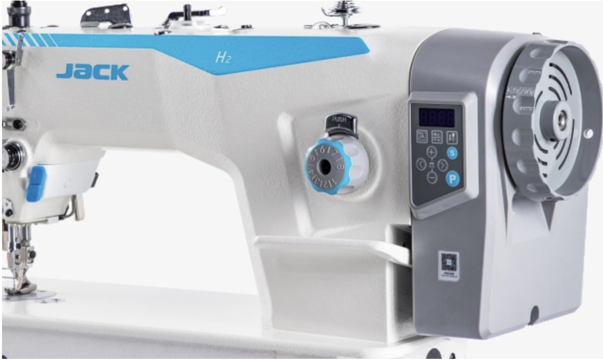 GDG Jack H2-A Macchina per Cucire Industriale Lineare Triplice Trasporto con Motore Direct Drive Integrato