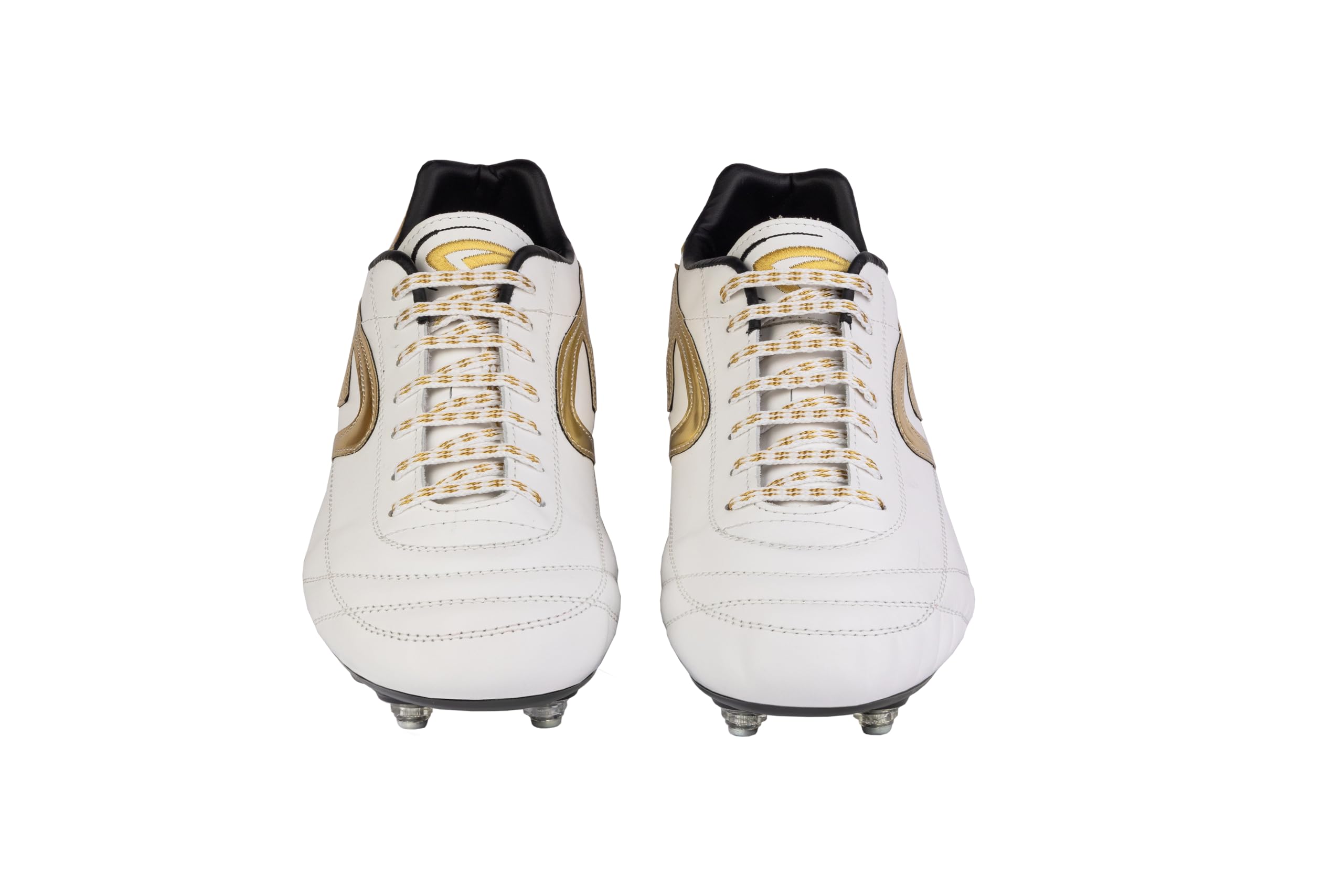 Scarpe da Rugby in Pelle di Vitello Soft Ground con 6 Tacchetti Intercambiabili - Club Rugby