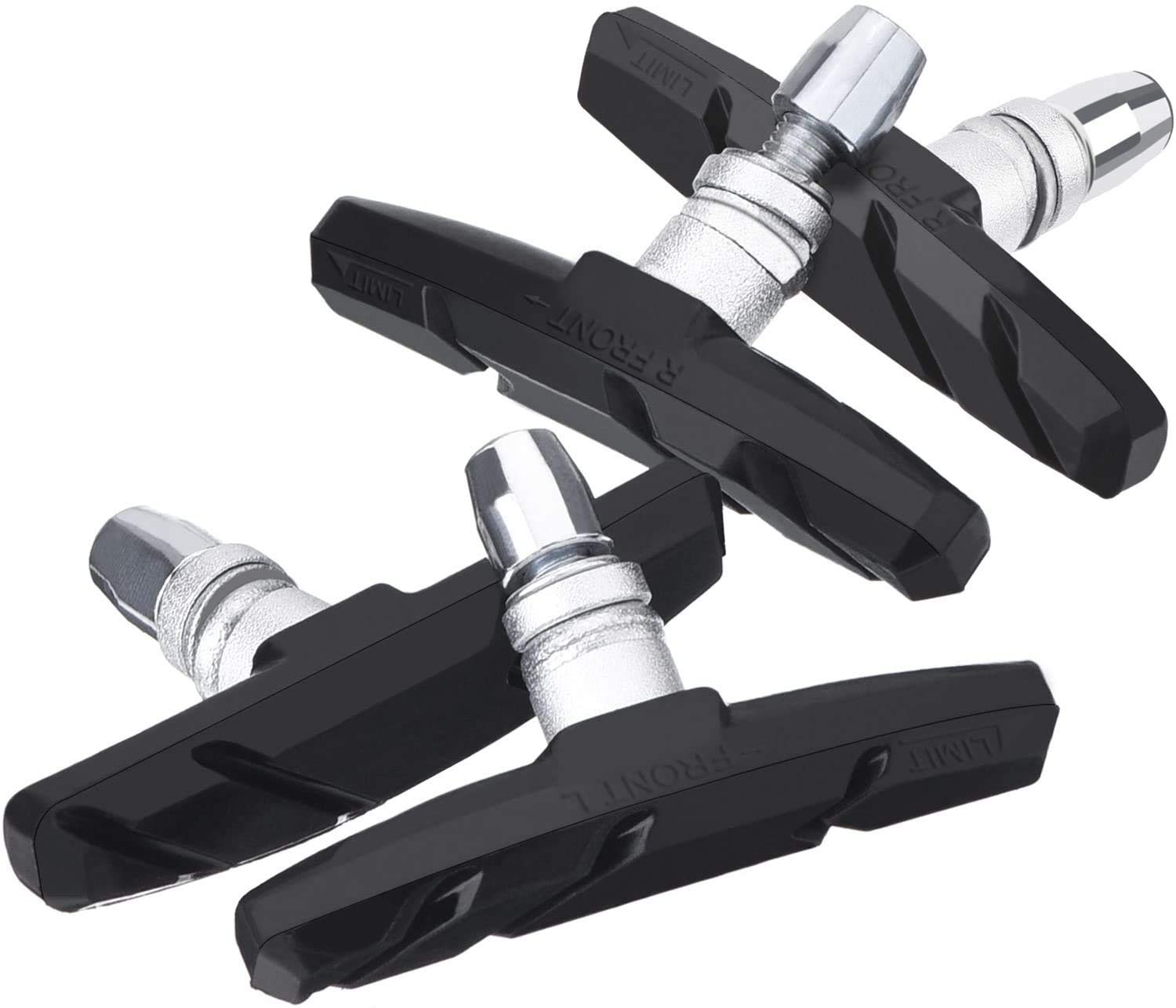 LIGHTER HOUSE�4 pcs Imported Striking Mountain Bike Road Cycling Rubber V Brake Holder Shoes Rubber Pads (Black) (B08LZK5LPM) Amazon Price History, Amazon Price Tracker