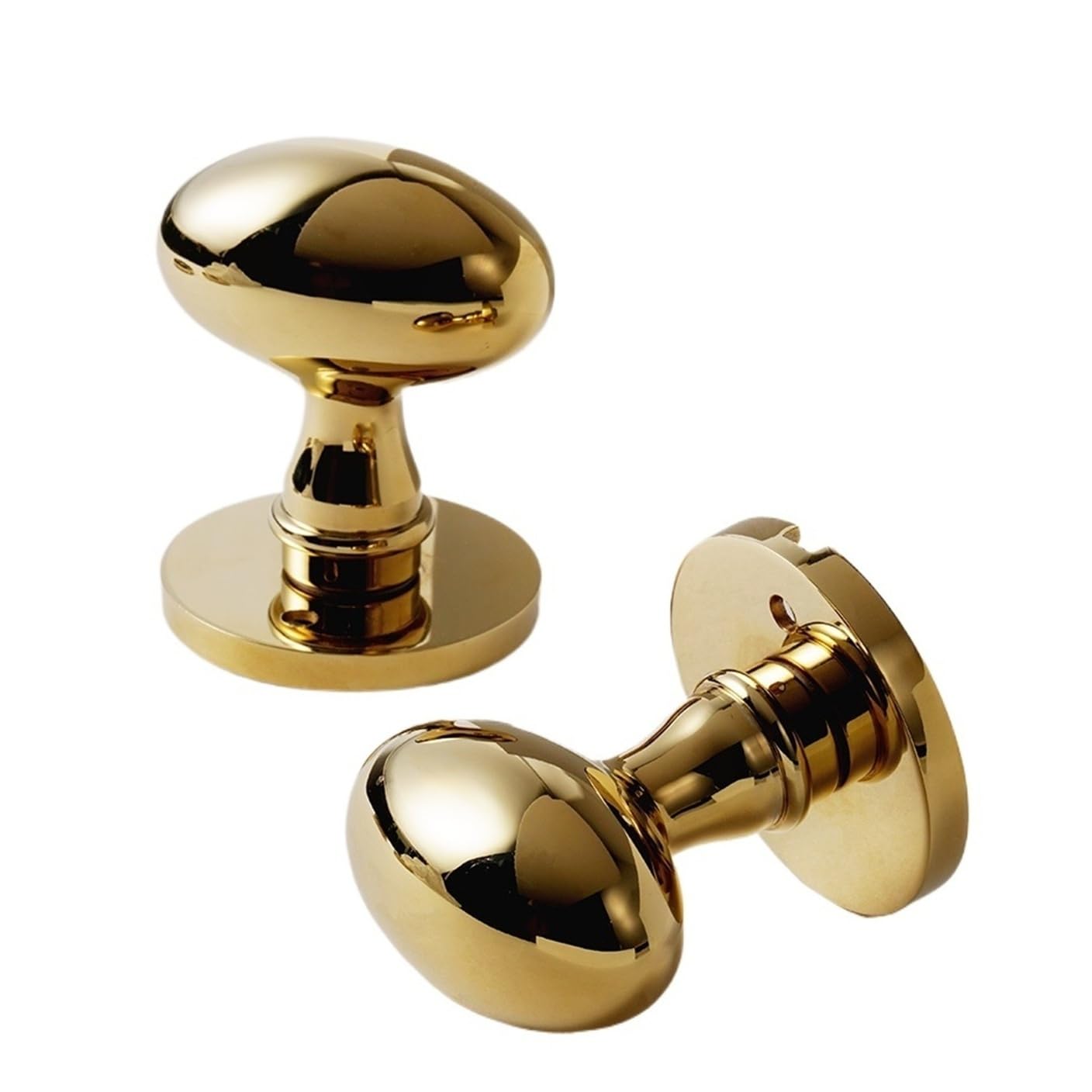 Juego de cerradura puerta ovalada latón macizo(Privacy Lock)
