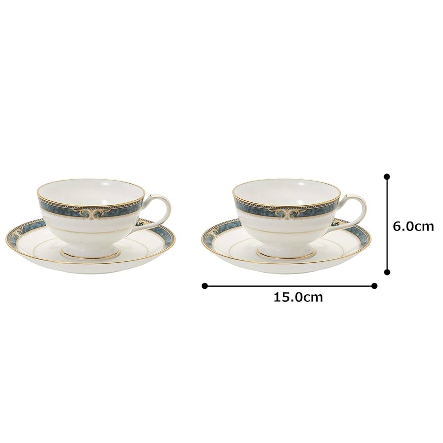 Amazon.co.jp: Noritake ノリタケ カップ & ソーサー 低型
