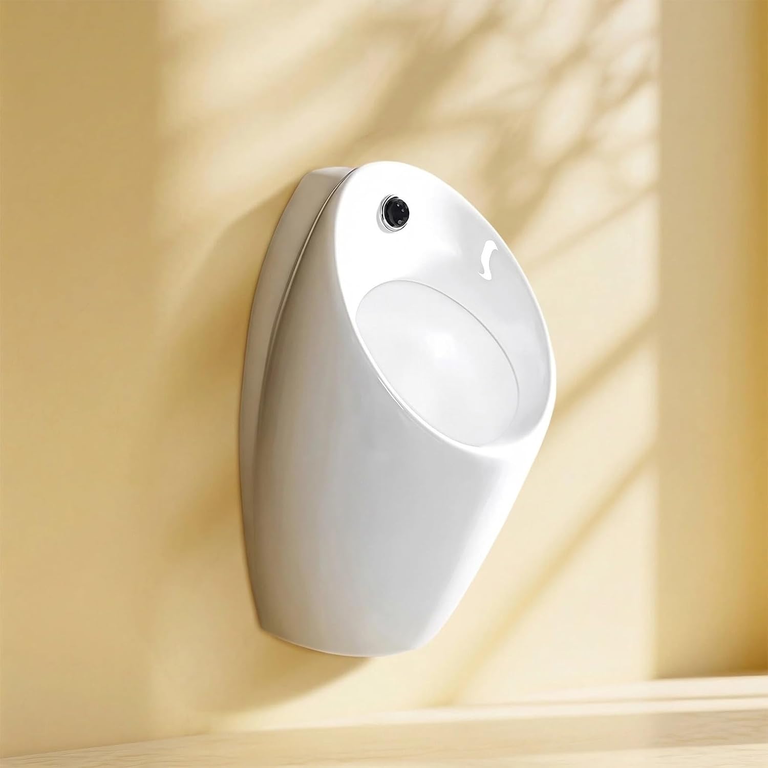 Wall-Mounted Automatic Sensor Flushing Urinal for Men's,Urinals for Spill,Intelligent Sensor Flush Male Urinal,for Small Bathrooms Restrooms(Floor-standing)