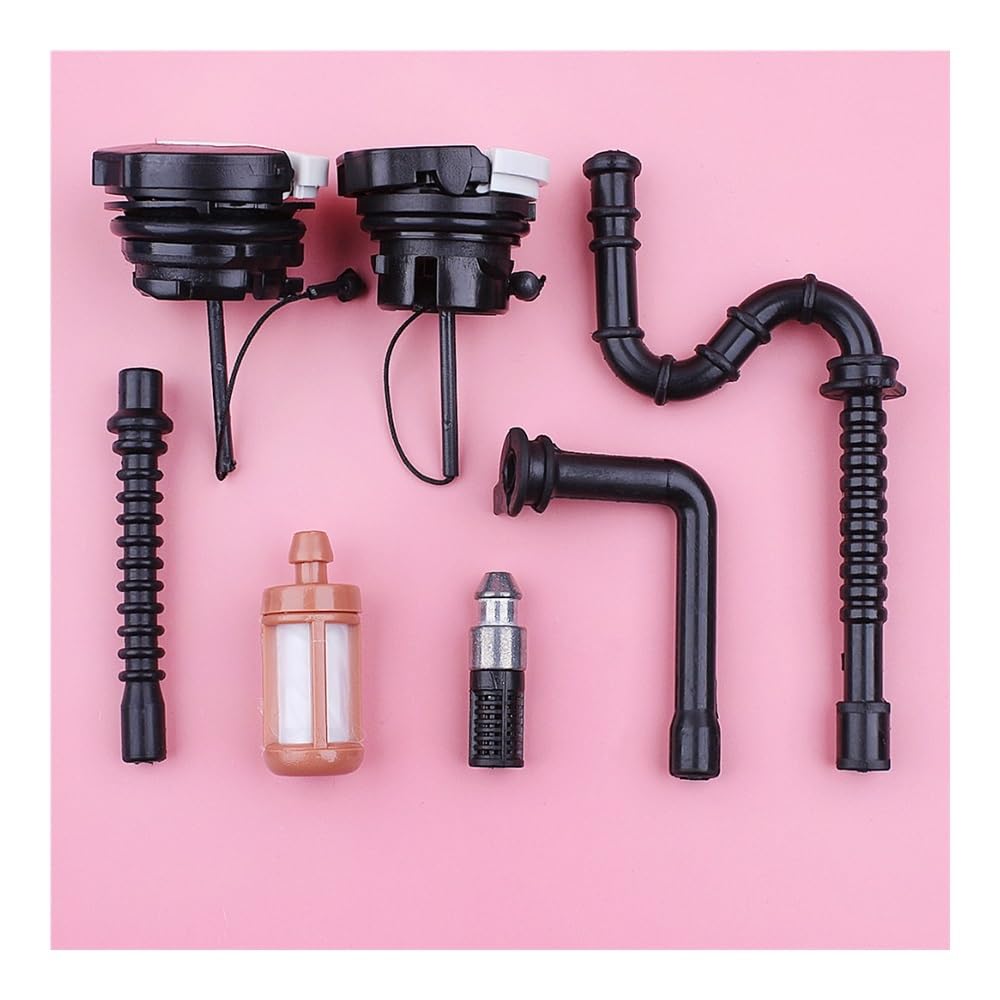 Kit de Tapa de Manguera de línea de Impulso de Filtro de Combustible y Aceite Compatible con MS260 026 MS 260, Pieza de Repuesto for Herramienta de jardín