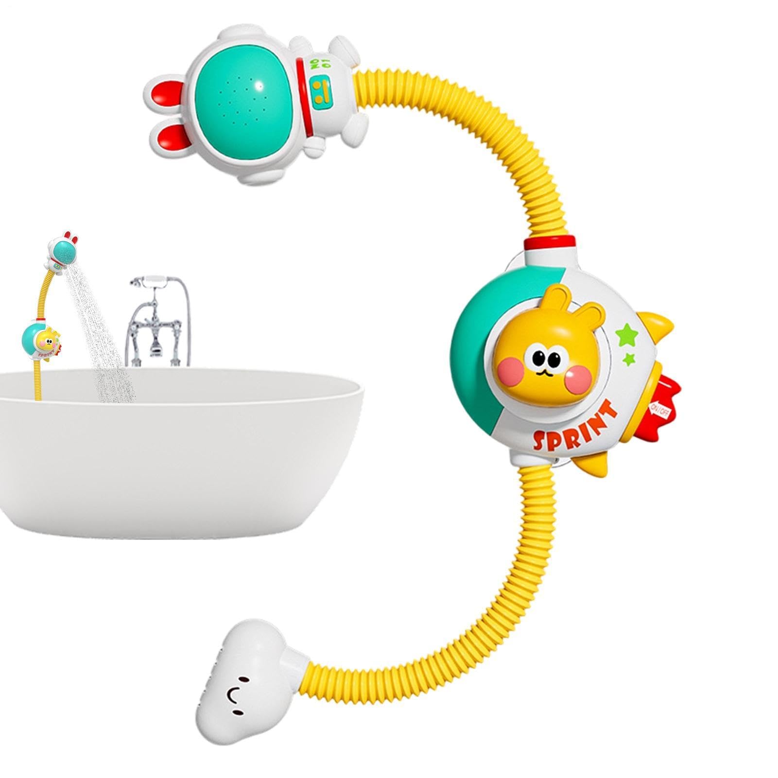 Giocattoli da Doccia Bambini Interattivo Elettrico | Testa Doccia per Bimbi e Spruzzatore da Vasca Per Ragazzi Ragazze Bambini Genitori Casa Bagno Vasca Bagno Regalini per Feste