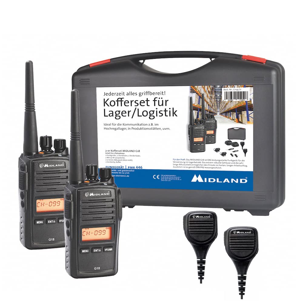 Midland G18 Pro Zwe-Wege-Funkgerät