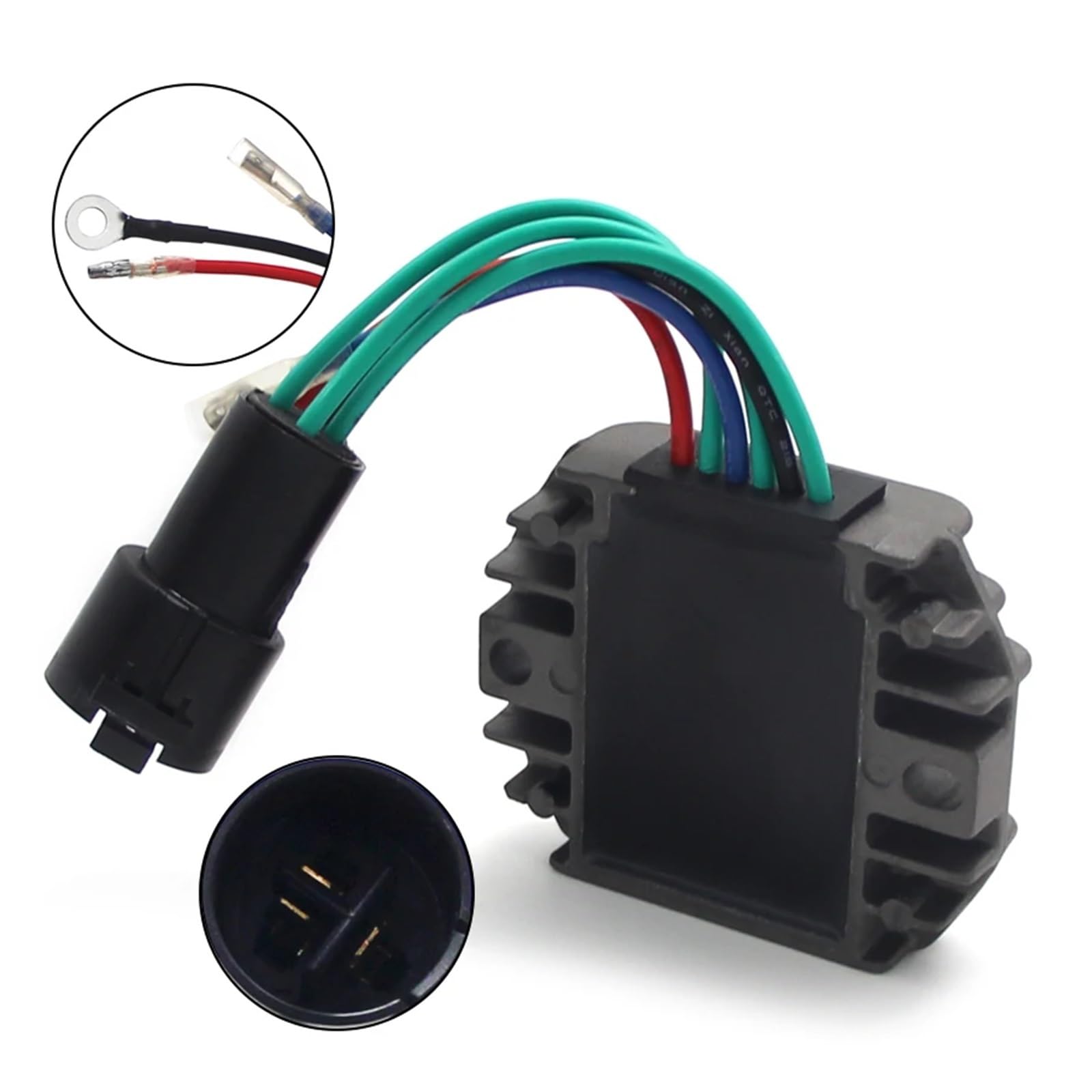 Rectificador Motocicleta Rectificador Regulador De Voltaje para Motocicleta para Mercury F40 F45 F50 825076, Accesorios para Motocicletas