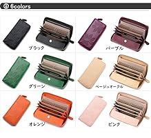 【現品】オレンジ×ピンク タンバリン 本革ギャルソン長財布 ミナペルホネン fizi_ls200-rw