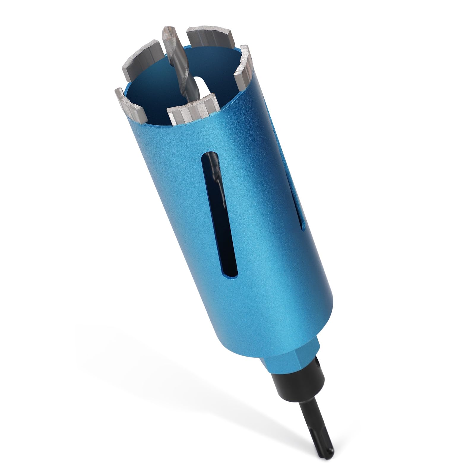 M22 Corona Diamantata Ø 68mm L200mm per Carotaggio, Professionale Carotatrice Seghe a Tazza Turbo da 10mm, con Adattatore SDS-PLUS 110mm, Punte da Trapano a Secco e a Umido per Cemento Muratura Pietra