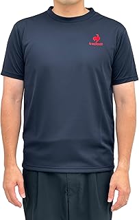 [ルコックスポルティフ] 半袖 Tシャツ インナー 吸汗速乾 ストレッチ ワンポイント ランニング トレーニング メンズ