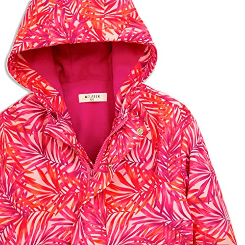 Image of WELAKEN Fleece lined Jackets with Water-Resistance Frabic for Kid's & Toddler II Girl's Rain Jacket & coats
