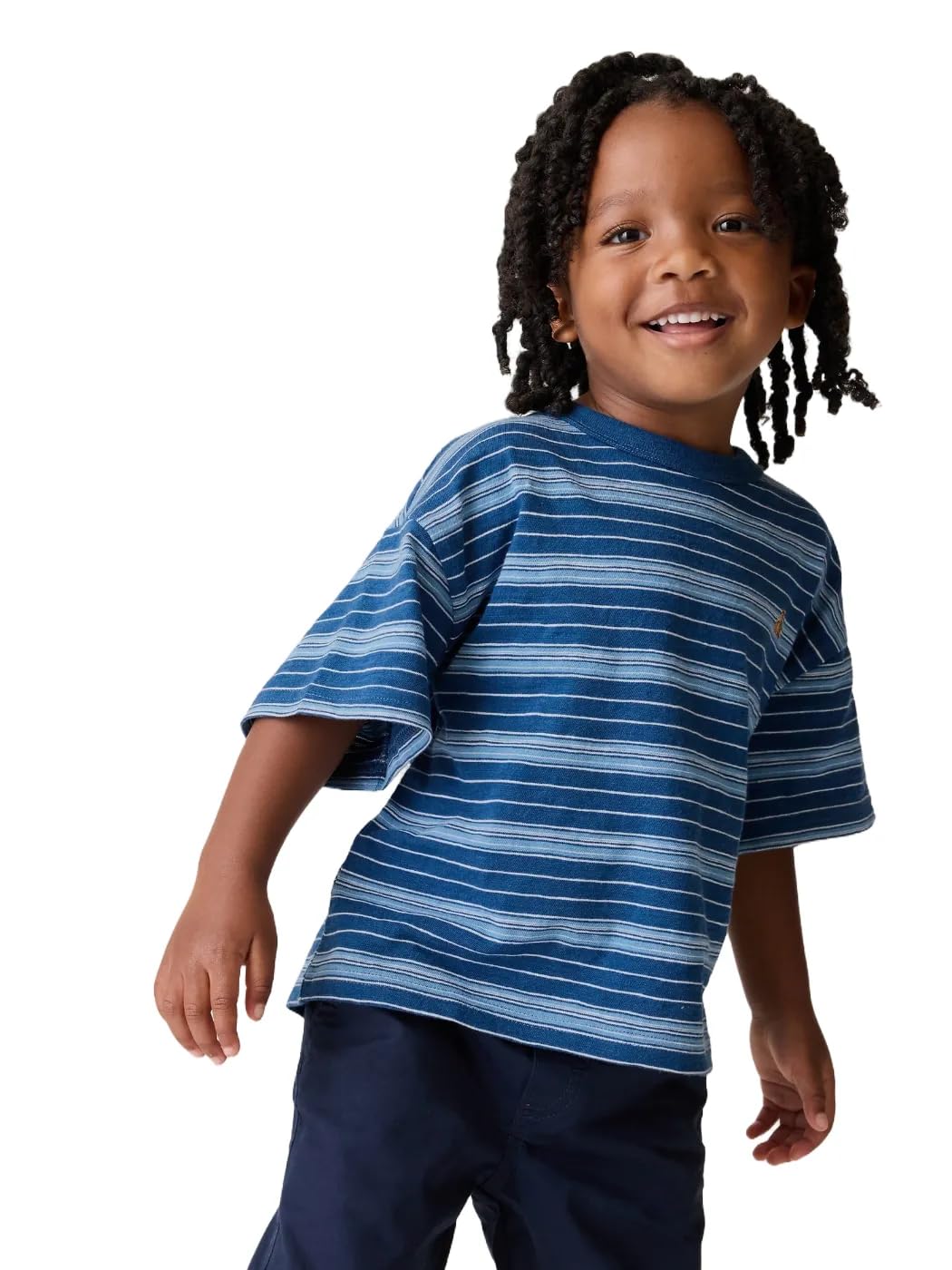 Baby Boys' Short Sleeve Boxy Icon Tee