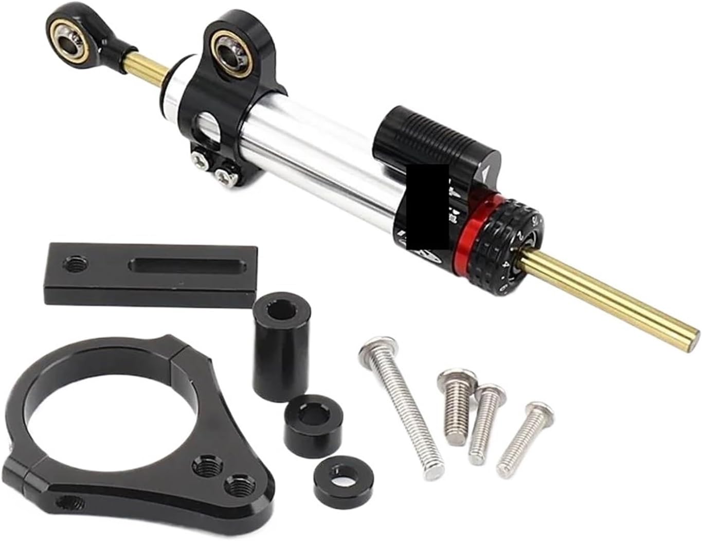 Motorcycle Accessories Damper Shock Absorber Stabilizer Steering Dampers Bracket Motorcycle Steering Damper For Tr&iumph For Street Triple 765RS 765 RS 765 S Steering Damper Fork Stabilizer Motorcycle