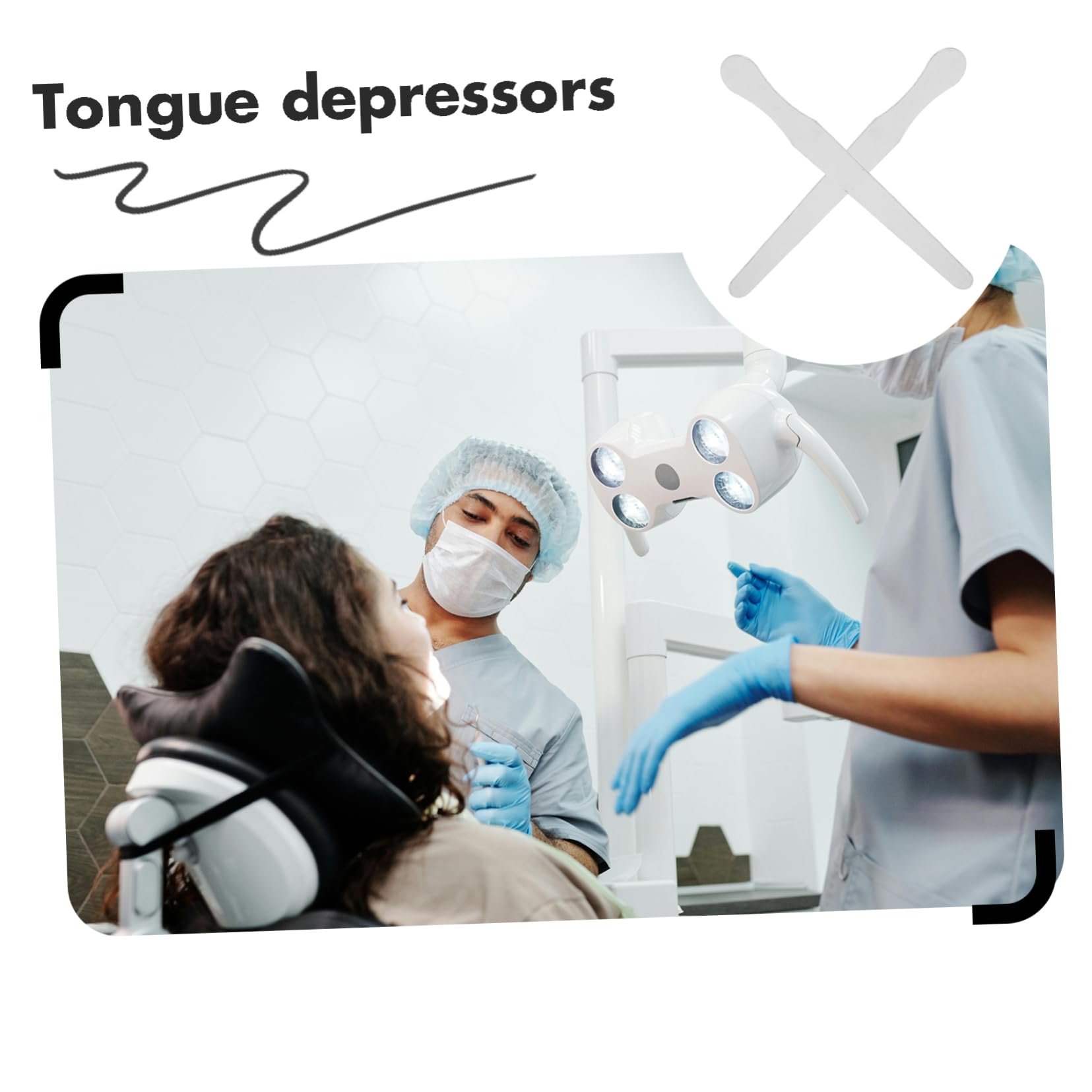 Hohopeti Depresores Linguales 20 Diseño Portátil y Seguro de Acero Inoxidable para Niños y Adultos Ideales para Exámenes Médicos y Terapia del Habla