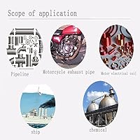 Vista 6 de Cinta de silicato de aluminio de fibra de cerámica - Retardante de llama, tropical, resistente a altas temperaturas, ignífuga, cinta de tela