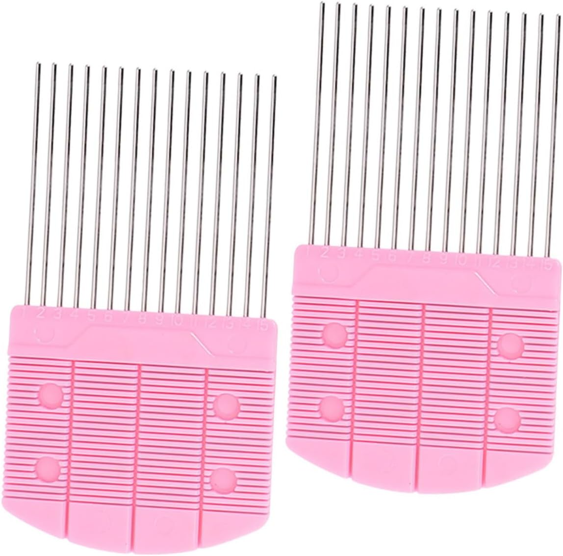 Generic 2pcs Pink Quilling Tool Set Paper Quilling Comb Tool Curling Tool Kit for DIY Crafts