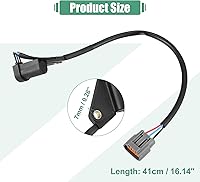 Vista 4 de X AUTOHAUX Sensor de posición del cigüeñal del coche ZL01-18-221A para Mazda Miata 1999-2005