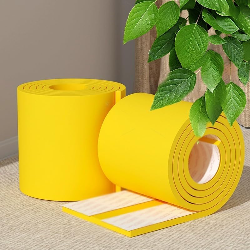 Protector de esquinas para bebé, acolchado autoadhesivo de 10 pies, espuma de goma suave, parachoques de seguridad para muebles, color gris