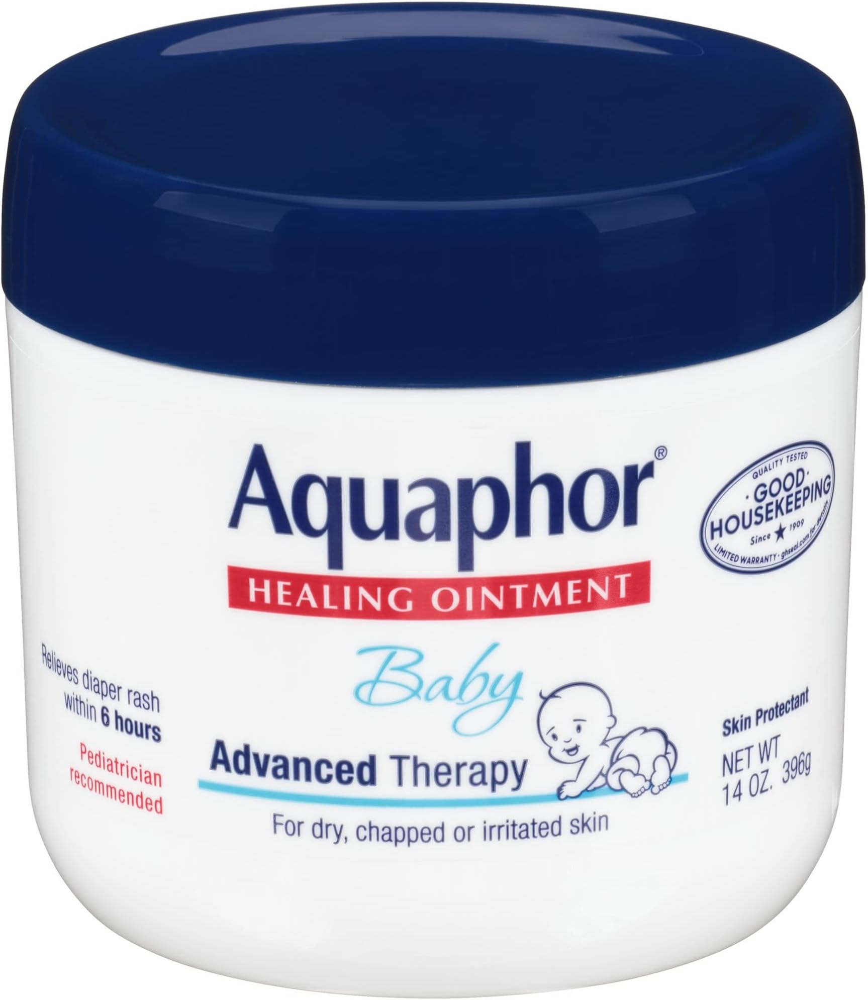 Aquaphor Baby Healing Ointment, Advanced Therapy 14 oz (Pack of 3)