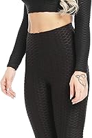 Vista 80 de SEASUM - Pantalones de yoga de cintura alta para mujer, con control de abdomen y realce de glúteos, leggings favorecedores para entrenar y correr