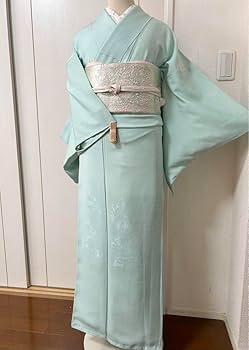 横内★【未使用品】一つ紋付き 色無地 訪問着、袋帯 色無地 一つ紋 帯付き