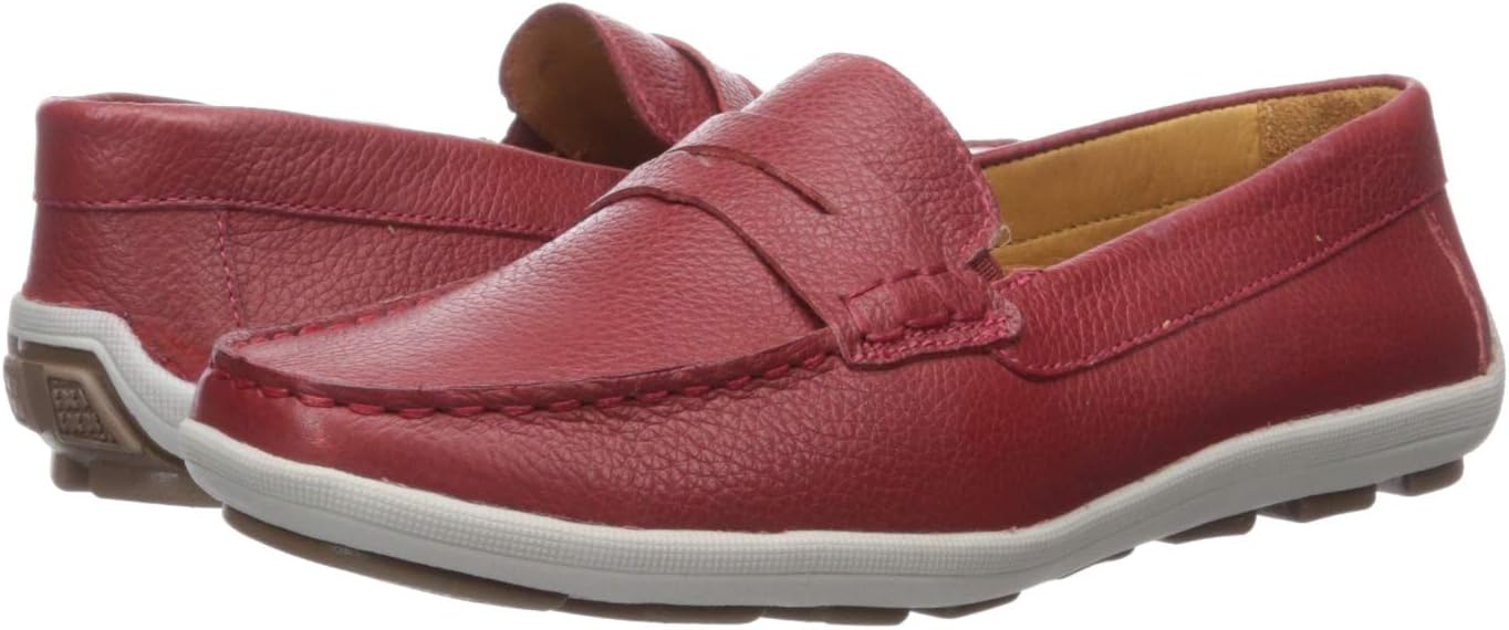 Driver Club USA Kids' Kids Boys/Girls Genuine Leather Penny Driving Style Loafer