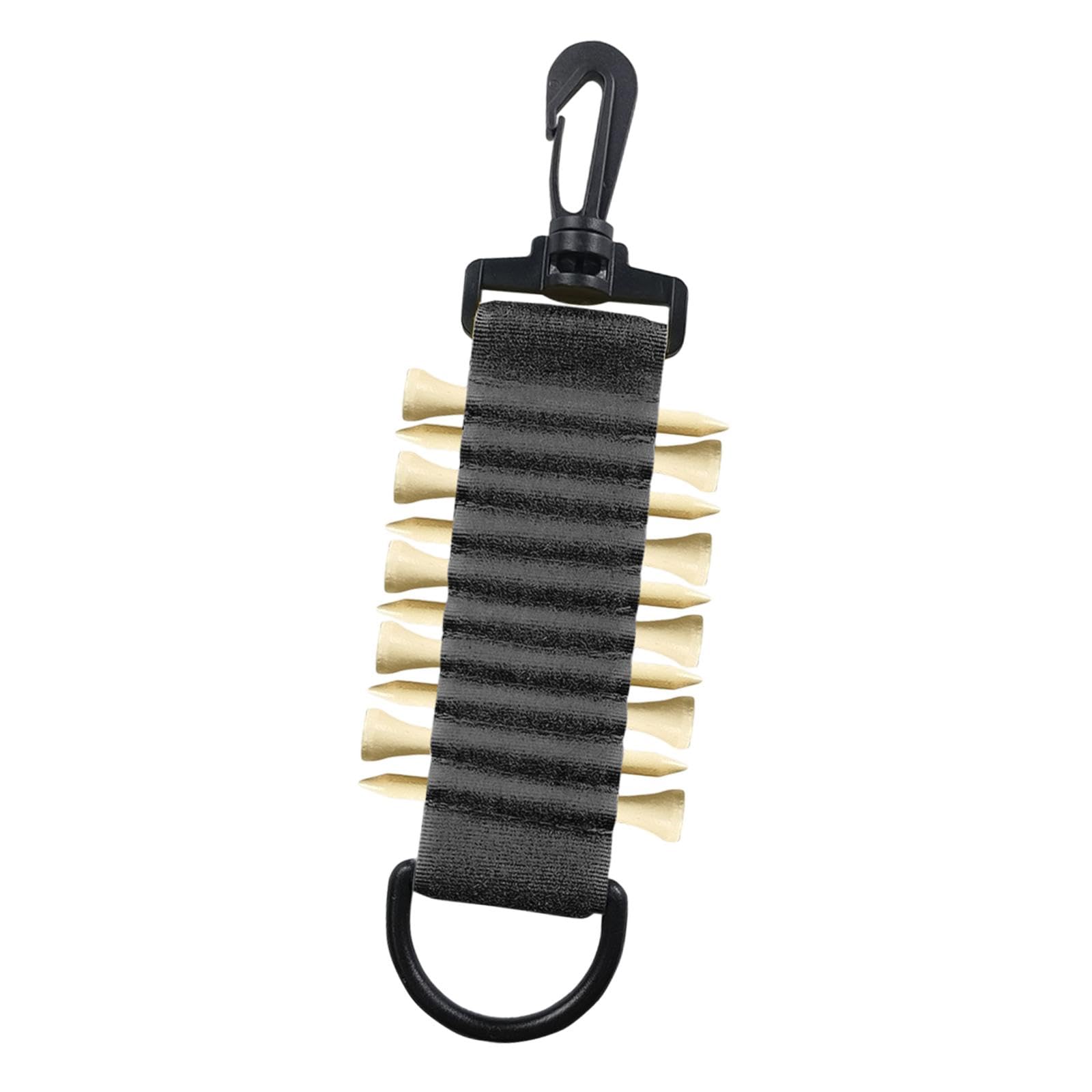 Colaxi Golf Tee Holder Portable to Attach to Golf Bag Golf Tees Storage 10 Golf Tees Golf Tee Carrier for Golf Carts Driving Hitting