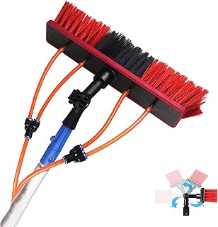 Extendable Window Cleaning Kit 6m - Telescopic Brush for Conservatory Roof & Solar Panel Cleaning, 20ft-30m Reach, Perfect for Photovoltaic & Window Cleaning