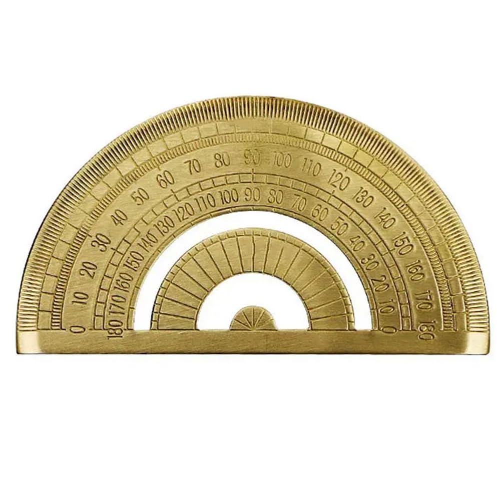 UDSKNV[KSL Metal Brass for Geometry Tool 180 Degree- for Drafting, Engineering Applications