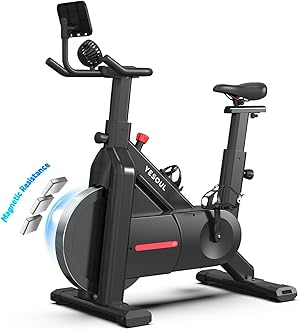 YESOUL Self-Powered-Fan Exercise Bike with Dynamic LED Light Effects, Pro Livestreaming Classes, Smart Exclusive App, 300 LBS Magnetic Resistance Indoor Stationary Cycling Workout Bike for Home