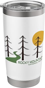 Rocky Mountain National Park Trail Stainless Steel Insulated Tumbler