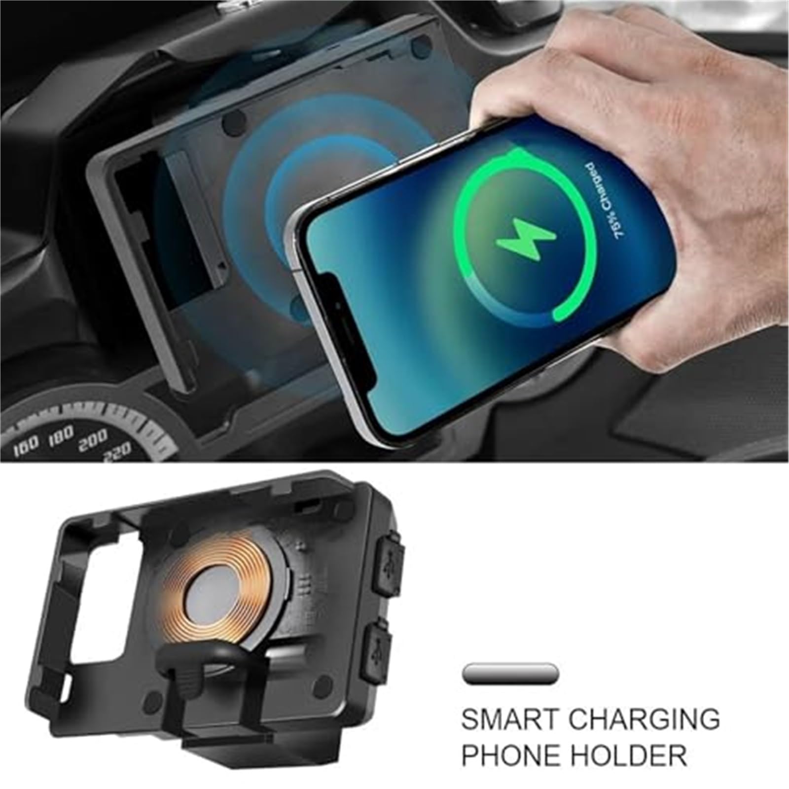 Supporto for telefono staccabile, per BMW, R1200RT R1250RT R