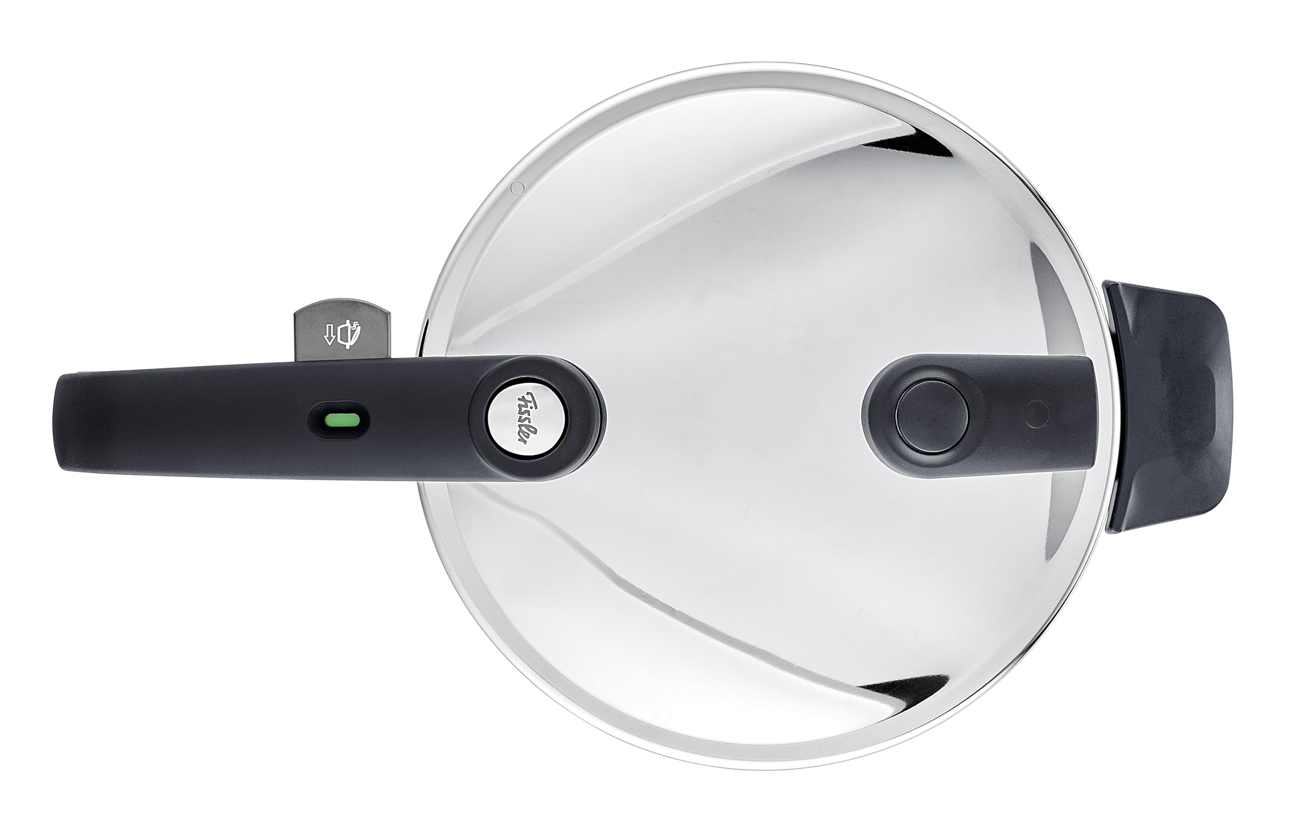 Fissler Vitaquick Premium, Pentola A Pressione in Acciaio Inox per Cottura A Vapore, Capienza 3.5 L, Diametro 22 cm, 2 Livelli di Cottura, Fabbricato in Germania, Compatibile Induzione