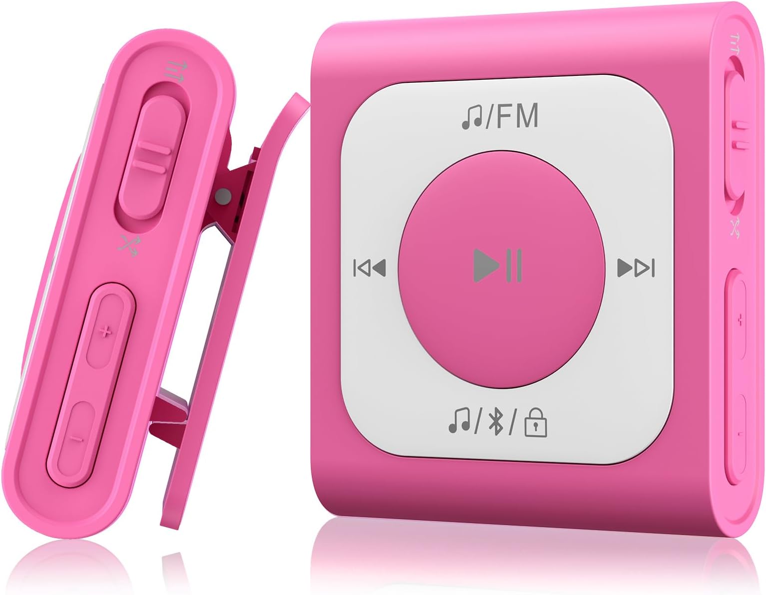 64GB Clip MP3 Player with Bluetooth, AGPTEK A51PL Portable Music Player