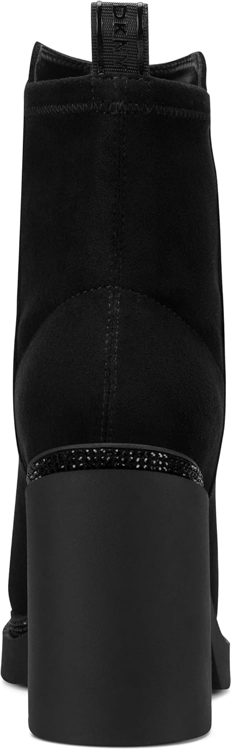 DKNY Women's Telsi Slip on Heeled Bootie