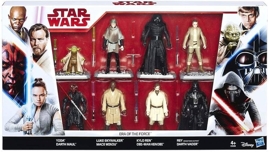 Hasbro Pack 8 Figurines 10 cm Star Wars 2017 Era of the Force Hasbro Pack 8 Figurines 10 cm Star Wars 2017 Era of the Force