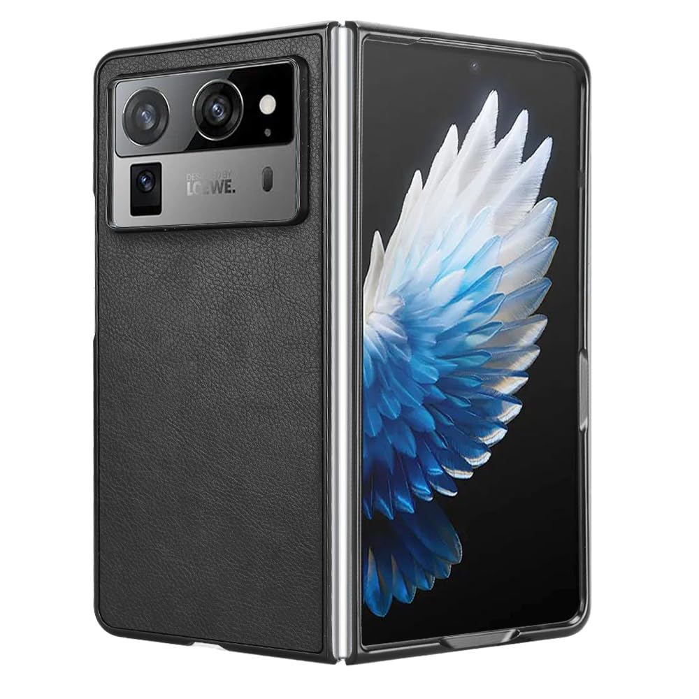 Custodia Per Tecno Phantom V Fold In Pelle PU + TPU - Cover Con Protezione Totale, Blu, Compatibile Con Ricarica Wireless - 2
