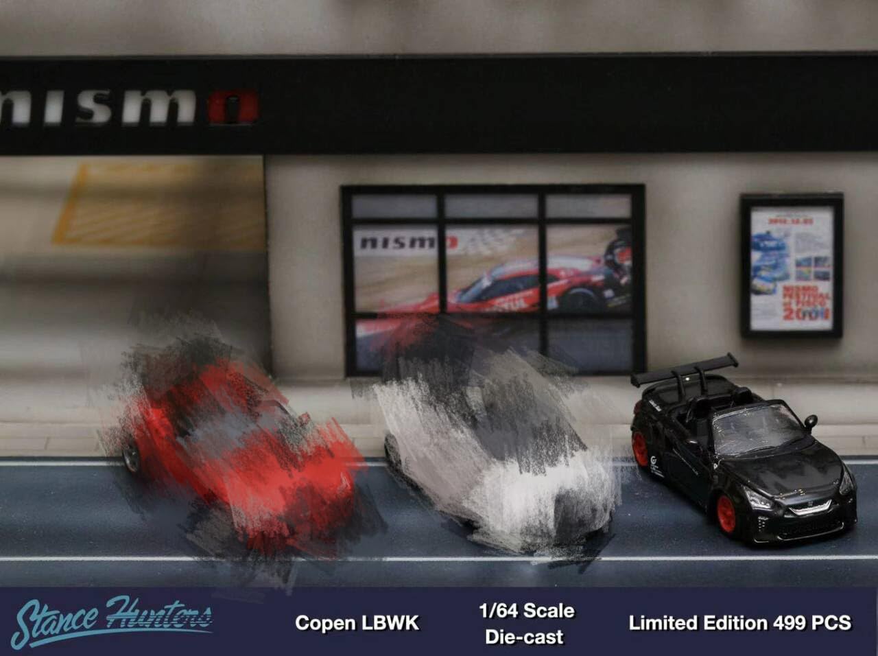 Amazon | 1/64 スタンスハンターズ LBWK Copen コペン 黒 [並行輸入品