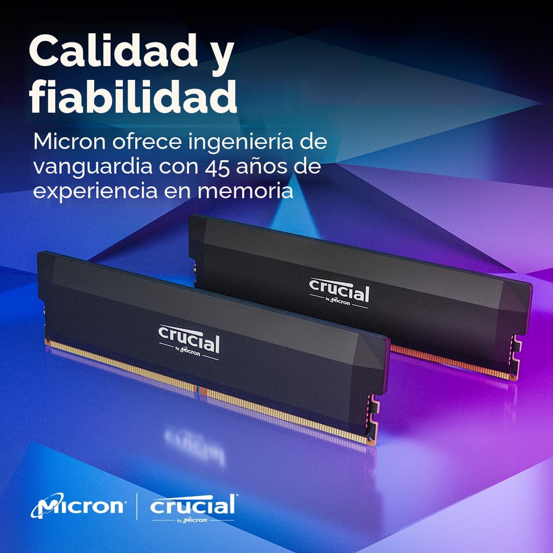 Amazon.com: Crucial Pro DDR5 RAM Kit de memoria para computadora