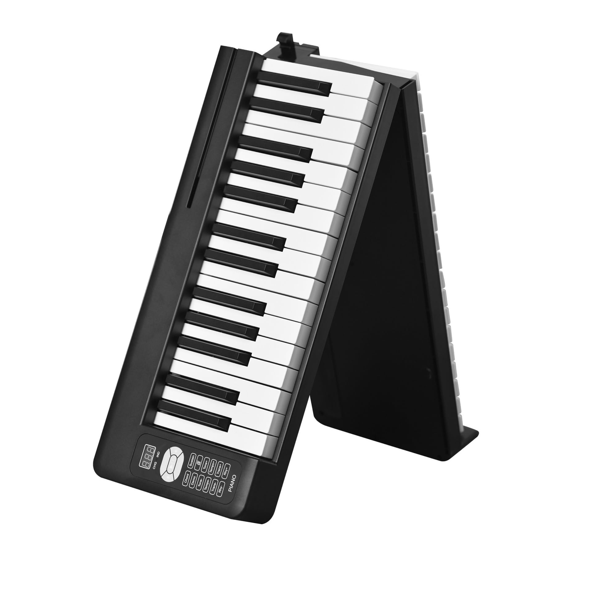 Tastiera Elettronica Professionale Il Pianoforte Elettronico Pieghevole A 61 Tasti È Portatile E Adatto Ai Principianti(Bk)
