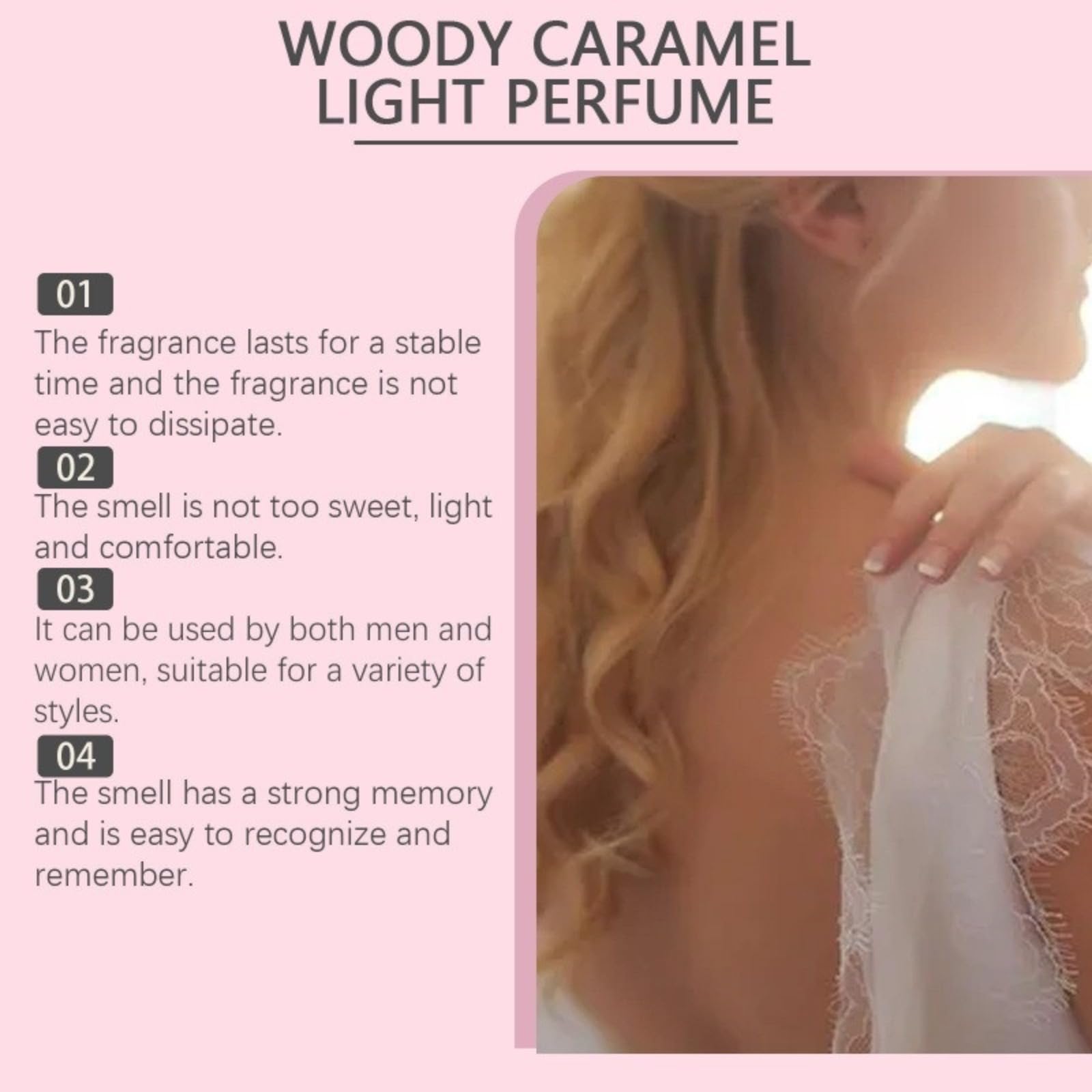 Intense Gourmet Caramel, Vanilla & Musk Fragrance - Long-Lasting Wake - luksusowy pomysł na prezent karmelowa woda perfumowana 50 ml