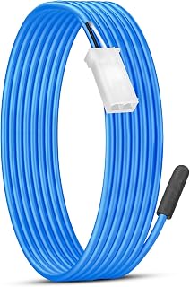 Coil Temperature Sensor Replace 337-60406-02 for Refrigerator Cabinet, 74 Inch Blue Cable Coil Probe Replacement Part