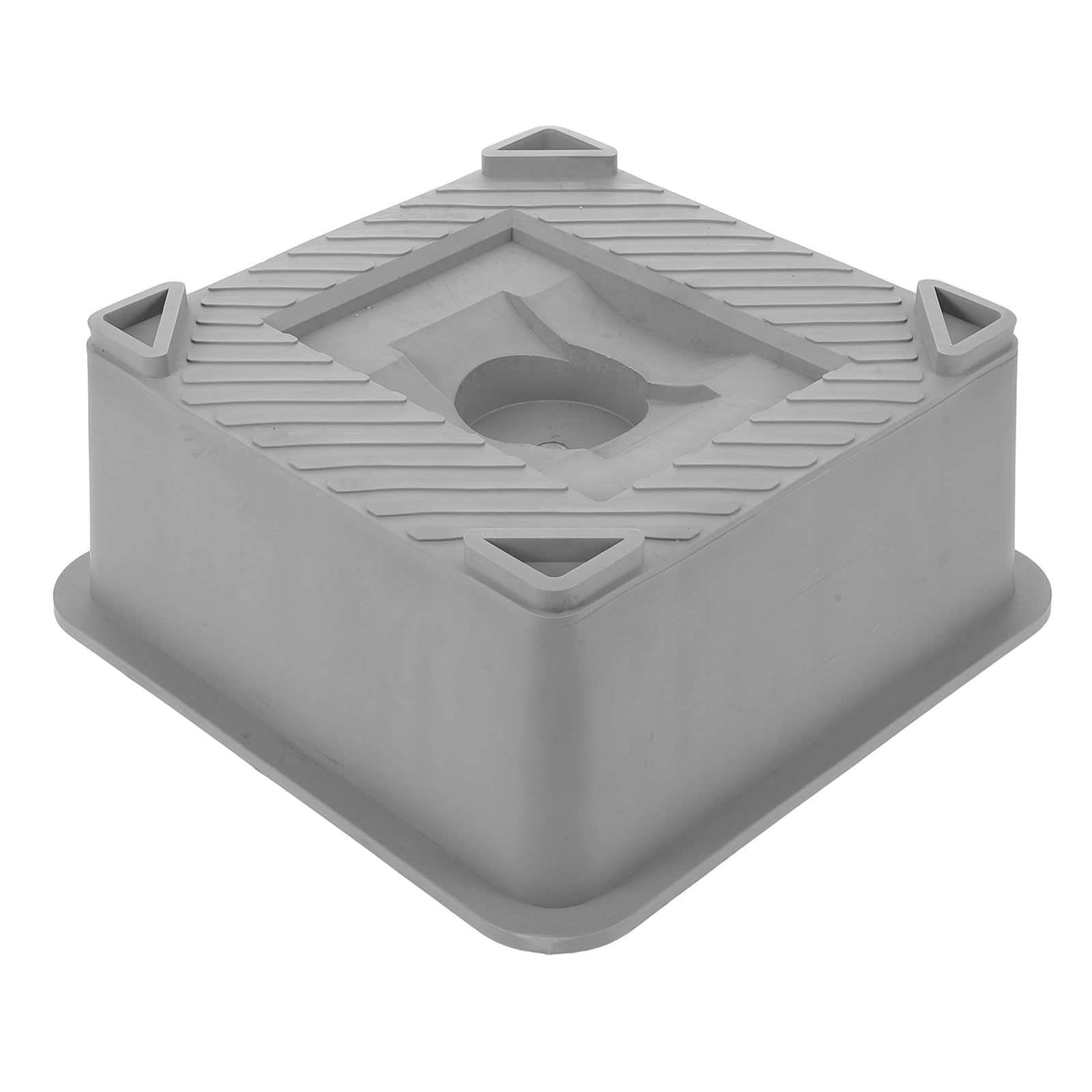 SOLUSTRE Bloque de gato para remolque: Bloque estabilizador para caravanas de viaje - Accesorios esenciales para RV para estabilización de terrenos irregulares - Gris