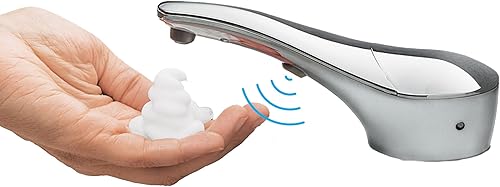 Miniatura 3 de Bobrick 824 Dispensador automático de jabón líquido, boquilla de jabón sin contacto de llenado superior de 34 onzas líquidas (1.0 L) capacidad de