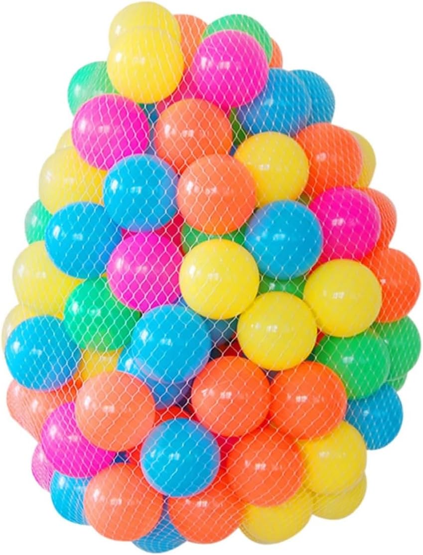 250Pcs Colorful Thicken Ocean Balls for Educational Pe Playground and for Ball Pits and Bounce Houses for Group Play Activities