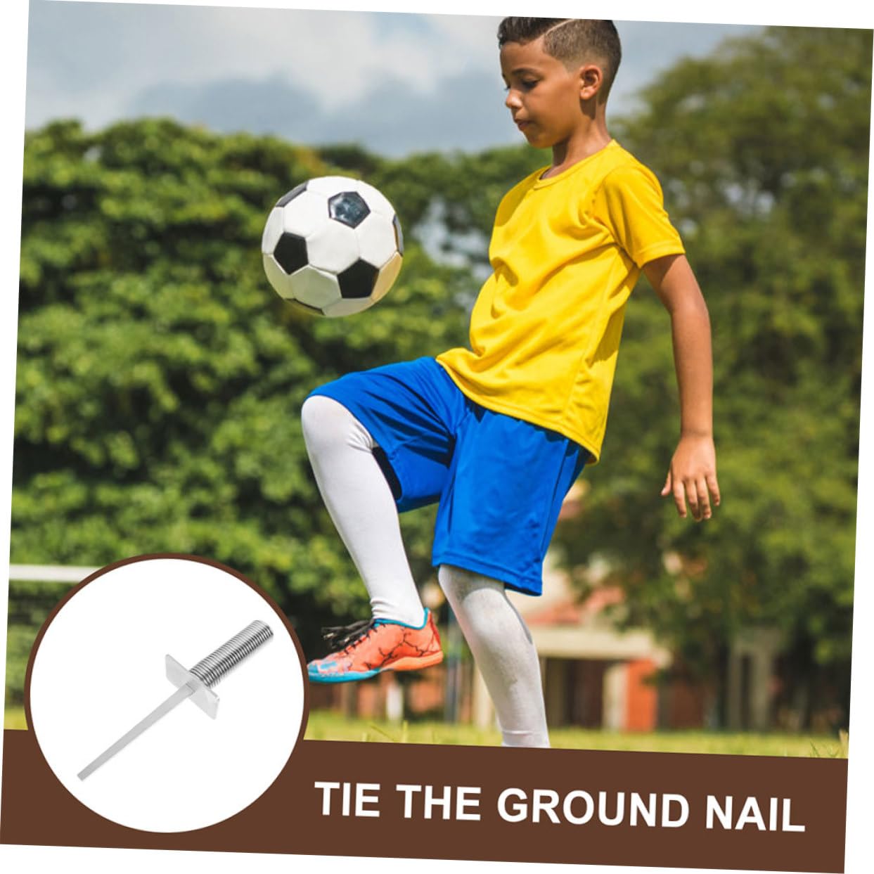 Amazon.co.jp: ifundom 3個 練習場の釘 サッカー練習場ネイル トレーニング 訓練場の賭け金 地面 フットボール  サッカー旗竿ホルダー サッカーグラウンドマウント 鉄 Silver : スポーツ＆アウトドア