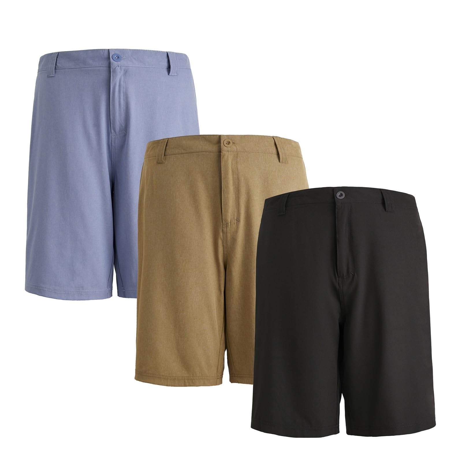 Men's Amphibian Hybrid Shorts Summer Casual Shorts for Men Chino Beach Golf Athletic Quick Dry 21 Inches Boardshort