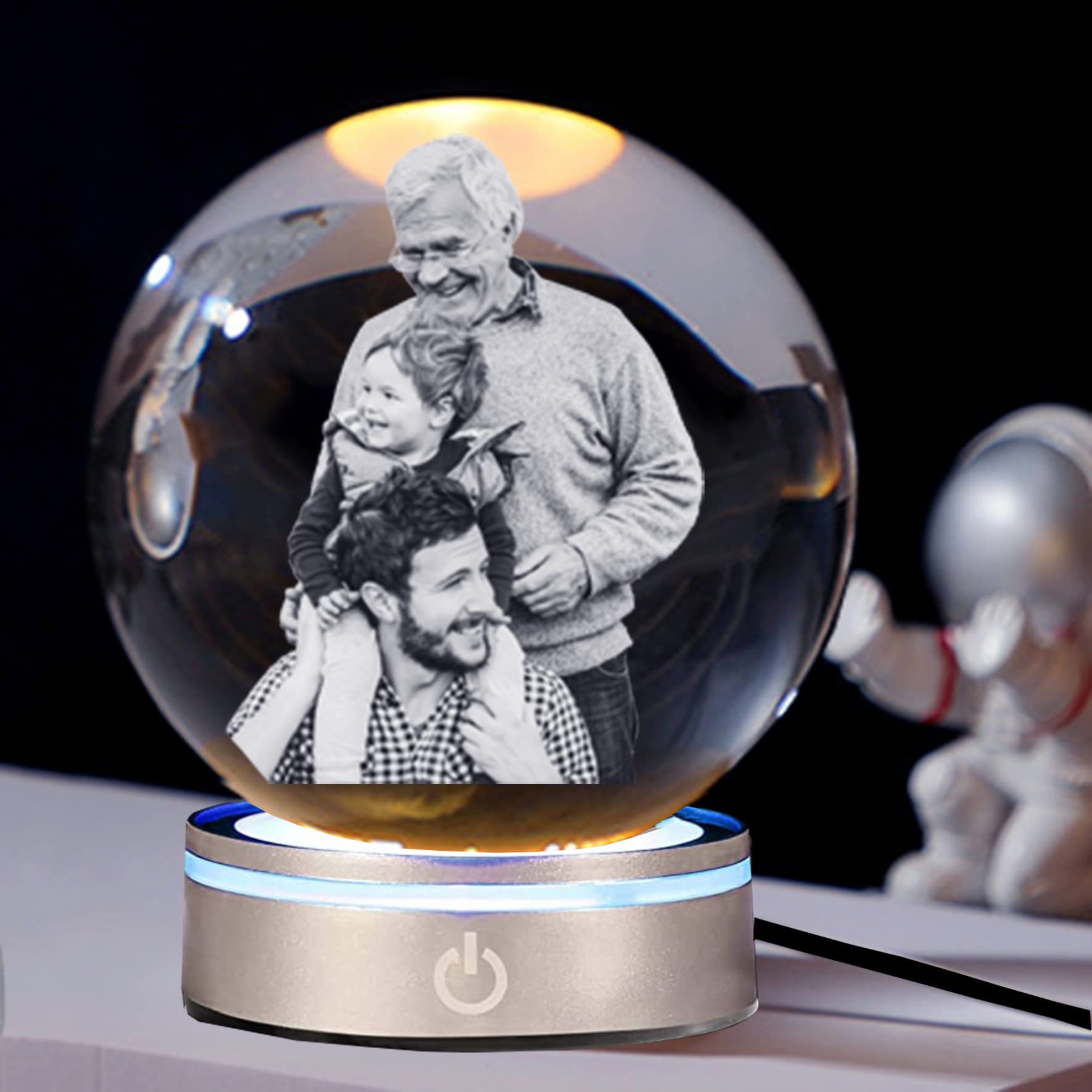 Gravure laser 3D sur cristal pour immortaliser un souvenir de couple