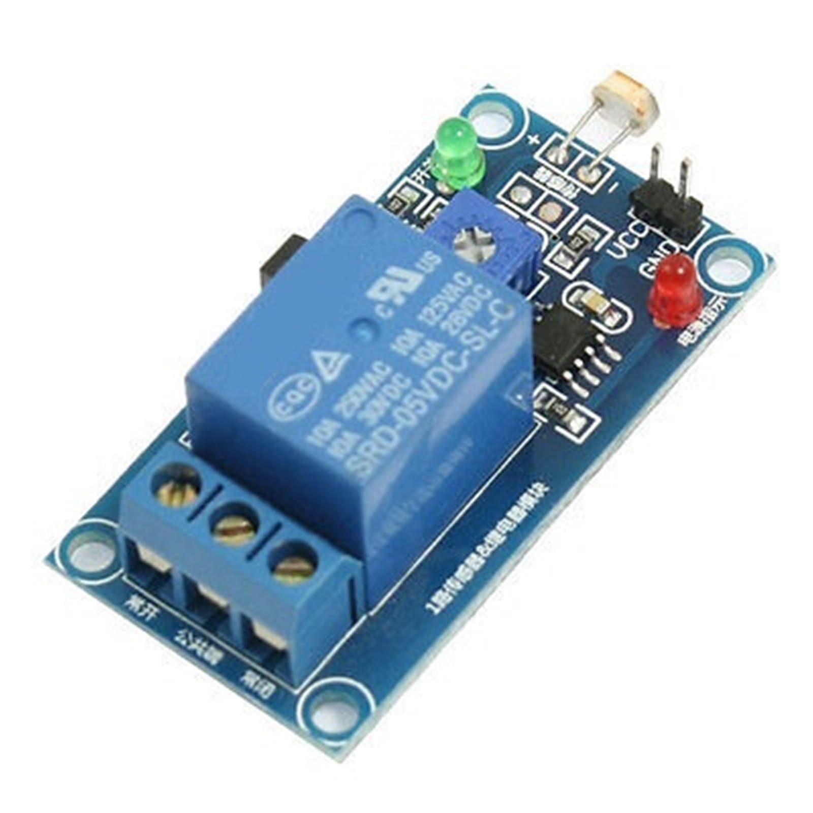Module de capteur de photorésistance pour automatisme de jardin et relais 30VDC
