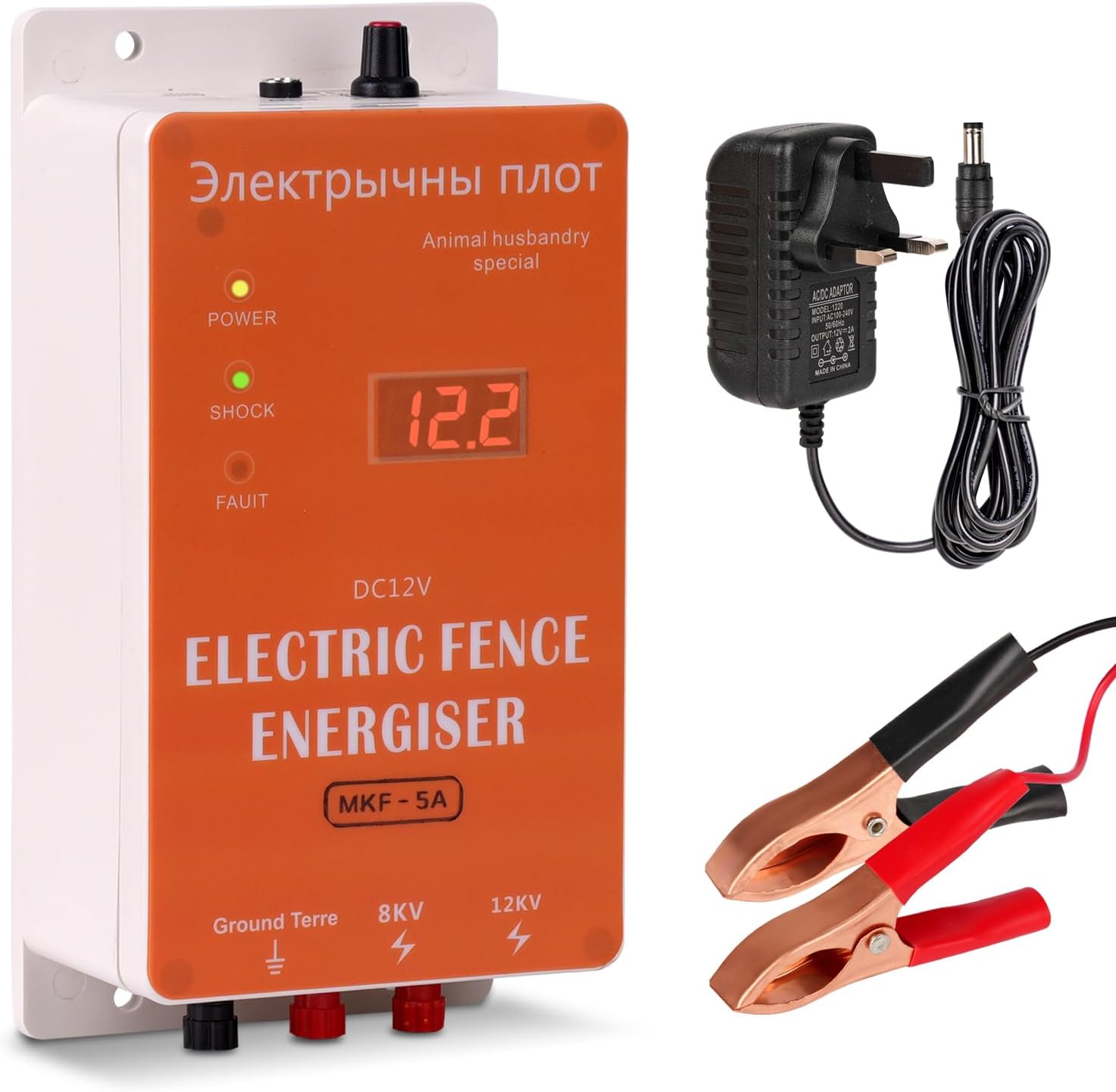 Electric Fence Solar Energiser Charger Controller Horse Cattle Poultry Farm Animal Fence Livestock Tools Accessory Part