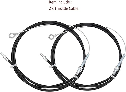 Miniatura 7 de Cable de acelerador para Manco Go Cart Go Kart, cable de embrague de 71 pulgadas de largo, cable de carcasa exterior de 63 pulgadas ASW #8252-1390 -